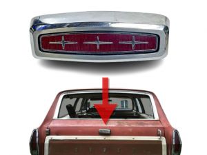 Tail Gate Handle, Ornament Station Wagon